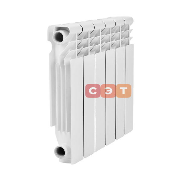 Радиатор алюминиевый SMART Install Easy One 350 (80мм, ΔТ₀=70 °С= 108 Вт) 10 секций